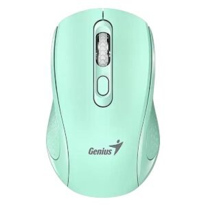 MOUSE GENIUS/NX-8025S WIRELESS AGUAMARINA/DIS. ERGO. /SILENT /AI COPILOT /4 BOTONES /1200 DPI