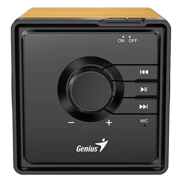 PARLANTE GENIUS/SP-916BT PORTABLE /POTENCIA 6W RMS /BLUETOOTH 5.3 /COLOR MADERA
