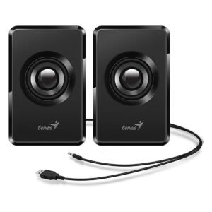 PARLANTE GENIUS SP-U125 NEGRO 3W USB E. AUDIO 3.5MM CONECTOR AURICULARES CONTROL VOLUMEN