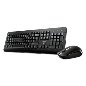 COMBO GENIUS TECLADO Y MOUSE KM-160 USB NEGRO/KIT CLASICO