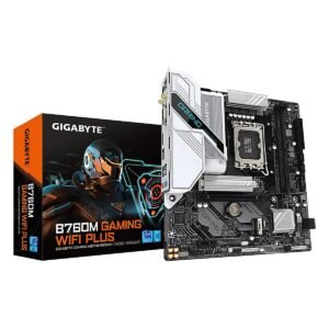MAINBOARD GIGABYTE B760M GAMING WIFI PLUS LGA1700 12TH 13TH 14TH GEN DDR4 PCIE 4.0