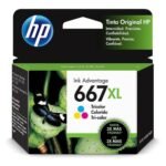 TINTA HPINC 667XL TRICOLOR 1275/2775/4175/4176/6078/23336/2374/6076 330 PAGS 3YM80AL