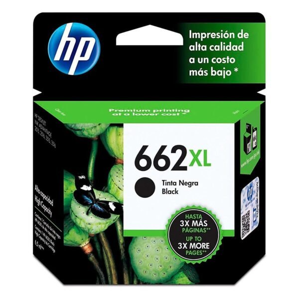 TINTA HPINC 662XL NEGRO 2515/3515 360 PAG CZ105AL