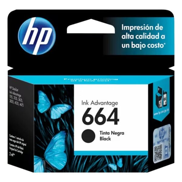 TINTA HPINC 664 NEGRO ADV2135 120 PAG F6V29AL