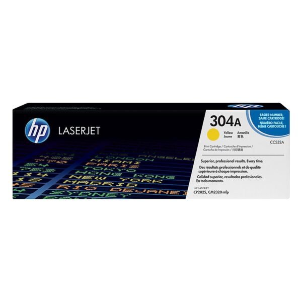 TONER HPINC 304A AMARILLO LASERJET 2025/2320 2800 PAG CC532A