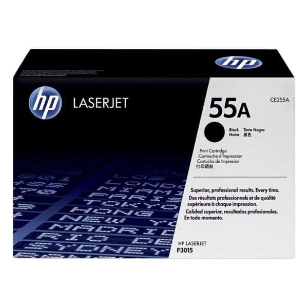TONER HPINC 55A NEGRO LASERJET P3015 6000 PAG CE255A