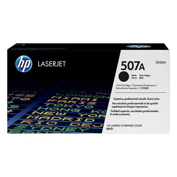 TONER HPINC 507A NEGRO LASERJET M551 5500 PAG CE400A