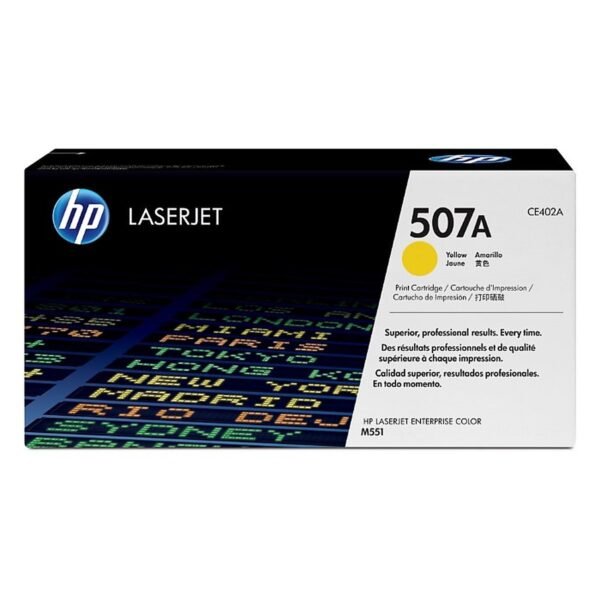 TONER HPINC 507A AMARILLO LASERJET M551 6000 PAG CE402A