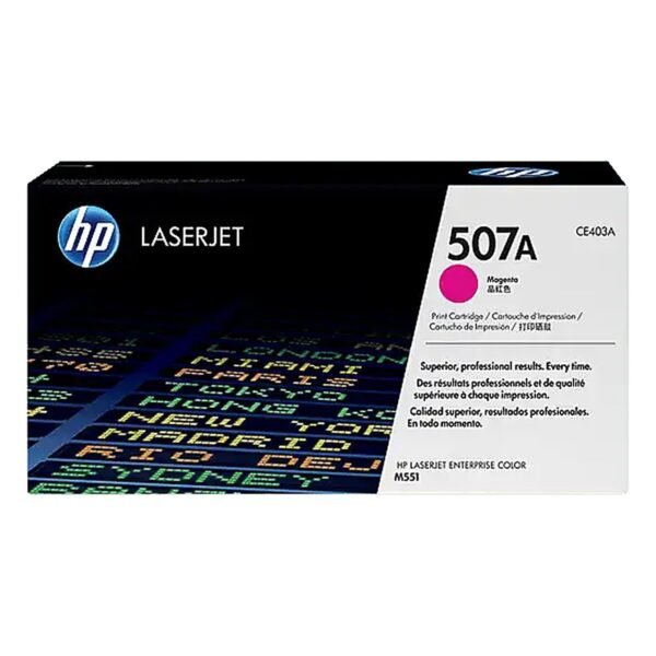 TONER HPINC 507A MAGENTA LASERJET M551 6000 PAG CE403A