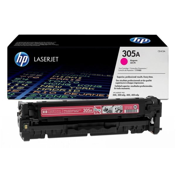 TONER HPINC 305A MAGENTA LASERJET M471/375/475 2600 PAG CE413A