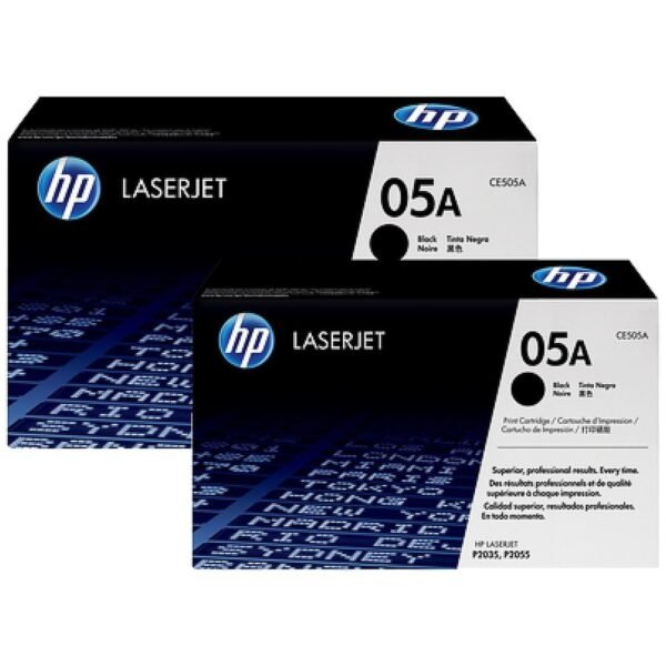 TONER HPINC 05AD DUAL NEGRO LASERJET 2035/2055DNX 2300X2 PAG CE505D