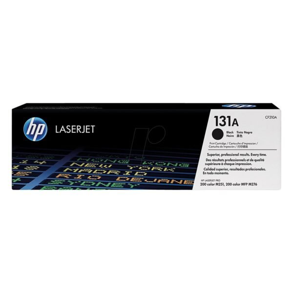TONER HPINC 131A NEGRO LASERJET 251/276 1600 PAG CF210A
