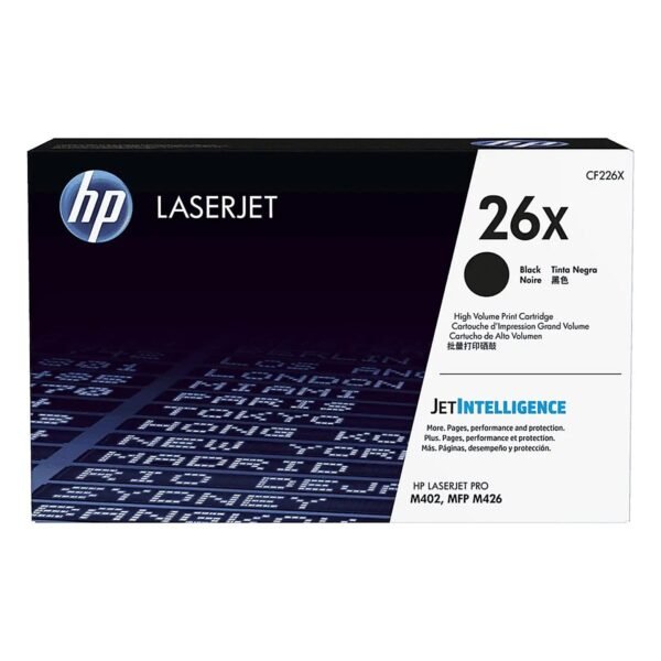 TONER HPINC 26X NEGRO LASERJET 402/426 9000 PAG CF226X