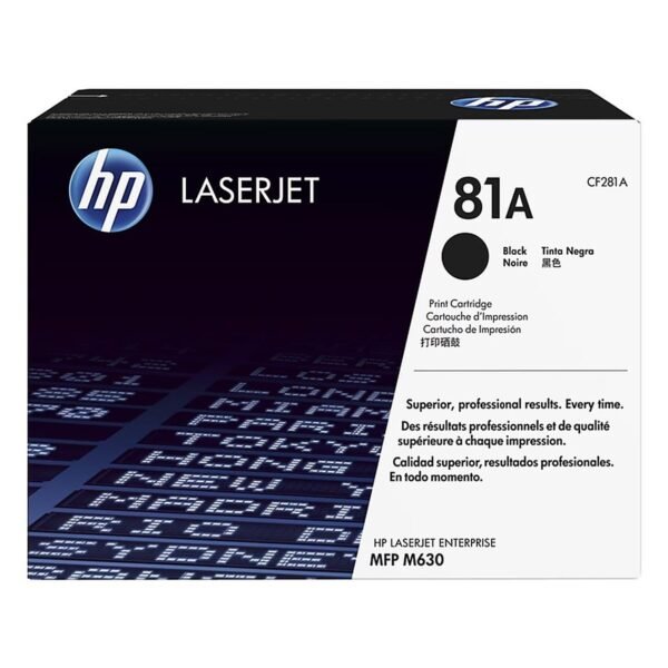 TONER HPINC 81A NEGRO LASERJET MFP630 10500 PAG CF281A