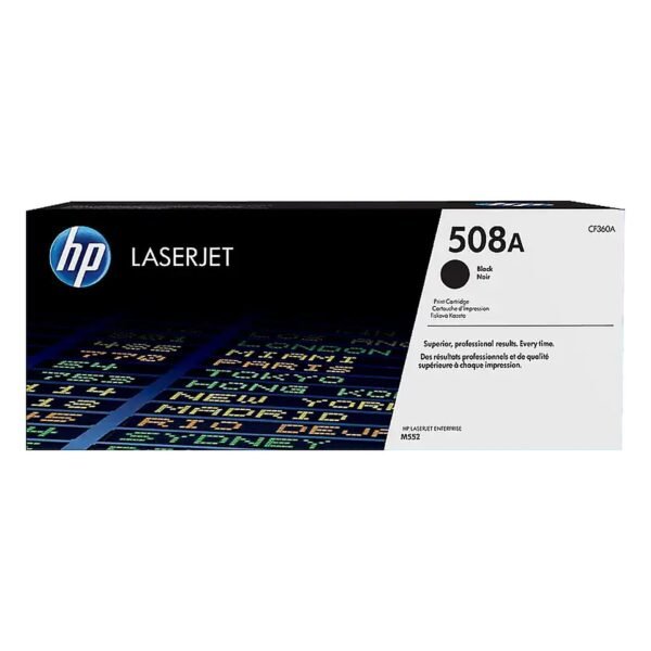 TONER HPINC 508A NEGRO LASERJET M553/577 6000 PAG CF360A