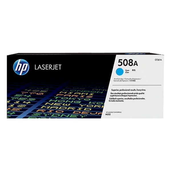 TONER HPINC 508A CYAN LASERJET M553/577 5000 PAG CF361A