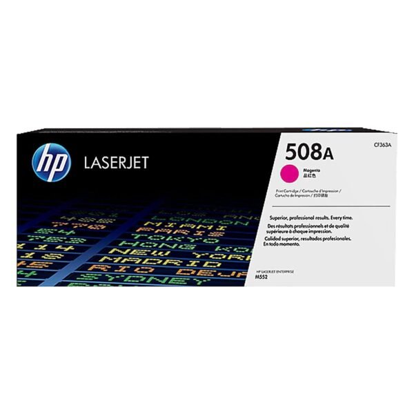 TONER HPINC 508 MAGENTA LASERJET M553/577 5000 PAG CF363A