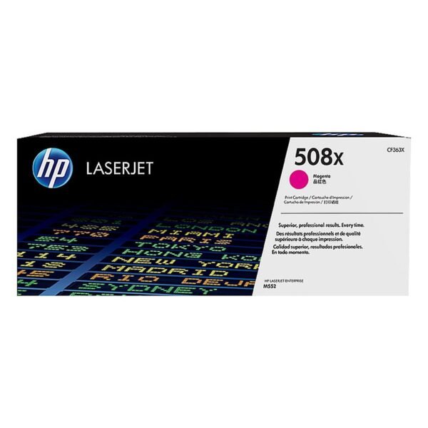 TONER HPINC 508X MAGENTA LASERJET M577/M553 9500 PAG CF363X