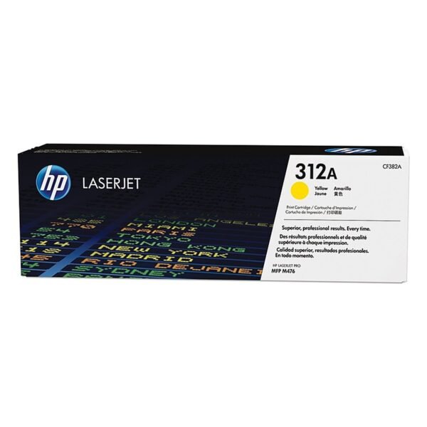 TONER HPINC 312A AMARILLO LASERJET M476N/D/W 2700 PAG CF382A