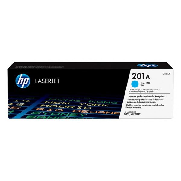 TONER HPINC 201A CYAN LASERJET M252/277 1400 PAG CF401A