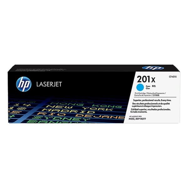 TONER HPINC 201X CYAN LASERJET M252/227W 2300 PAG CF401X