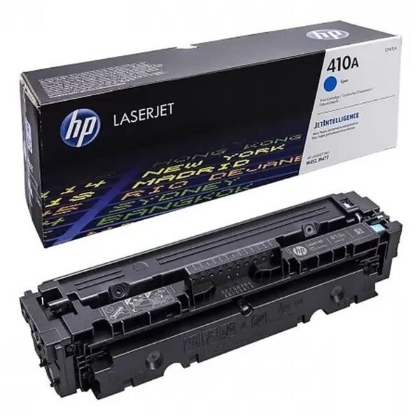 TONER HPINC 410 CYAN LASERJET M452/477 2300 PAG CF411A