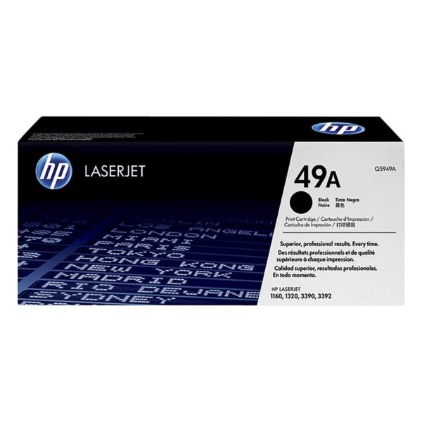 TONER HPINC 49A NEGRO LASERJET 1160/1320/3390 2500 PAG Q5949A