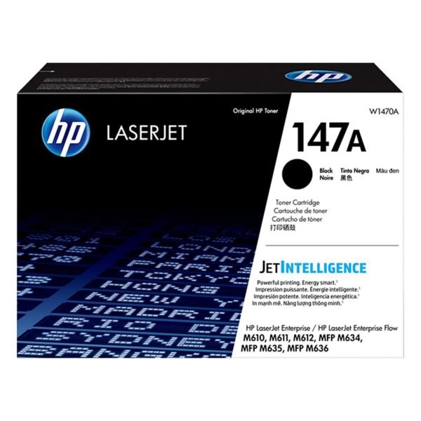 CONSUMIBLE/HPINC 147A NEGRO LASEJET M610/M636 10500 PAG W1470A