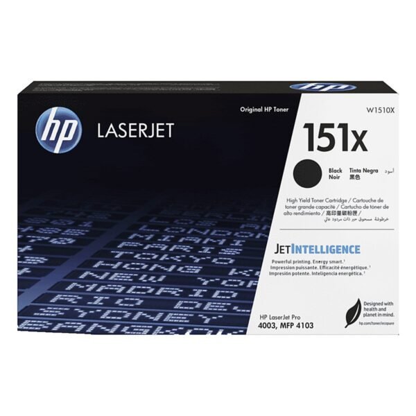 CONSUMIBLE/HPINC TONER 151X NEGRO LASERJET 4003/4103 9700 PAG W1510X