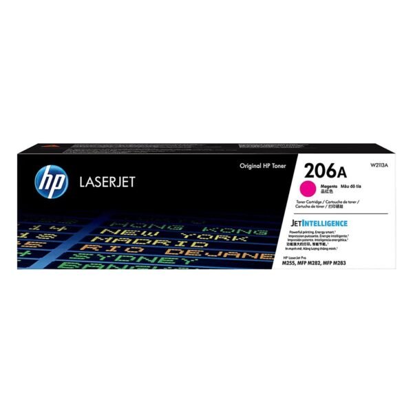 TONER HPINC 206A MAGENTA LASERJET M255/M282 1250 PAG W2113A