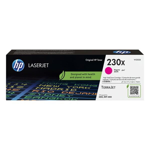 CONSUMIBLE HPINC/TONER HPINC 230X MAGENTA LASERJET 4203/4303 5500 PAG W2303X