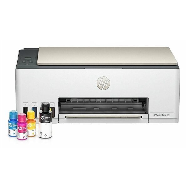 IMPRESORA HPINC/SMART TANK 583 MULTIFUNCION WIFI/12PPM/5PPM C/ TINTA GT52/GT53/PANT 1.2P