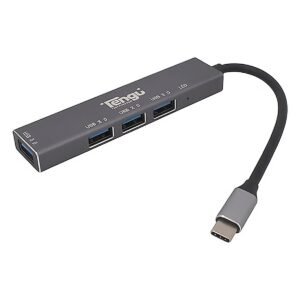 HUB Tengu T-304 USB-C to 4Puertos USB 3.0 5Gbps Silver