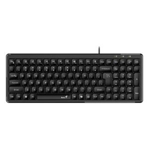 TECLADO GENIUS LUXEMATE 120 AI COPILOT USB MULTIMEDIA SP BLACK