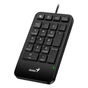 TECLADO GENIUS NumPad 125 Wired USB-C Copilot Slim Design Palmrest Black