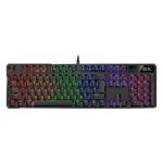 TECLADO GENIUS Scorpion K12 Gaming USB Mechanical RGB Wired 1.8mts Black