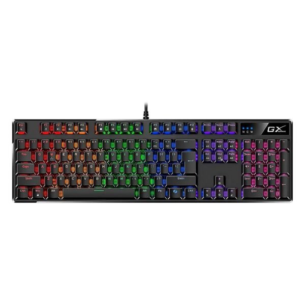 TECLADO GENIUS Scorpion K12 Gaming USB Mechanical RGB Wired 1.8mts Black