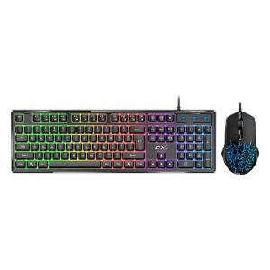 TECLADO - MOUSE GENIUS Wired Gaming Scorpion KM-GX3 2400dpi USB RGB Black