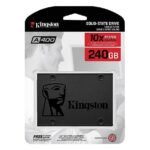 DISCO SSD KINGSTON 2.5 SATA A400 240GB TLC NAND STANDALONE DRIVE READ 500MB/S AND WRITE 350MB/S