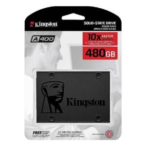 DISCO SSD KINGSTON 2.5 SATA A400 480GB TLC NAND STANDALONE DRIVE READ 500MB/S AND WRITE 450MB/S