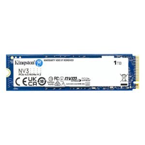 SSD/KINGSTON 1TB NV3 M.2 2280 NVME SSD UP TO 6000 MB/S