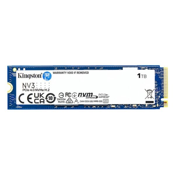 SSD/KINGSTON 1TB NV3 M.2 2280 NVME SSD UP TO 6000 MB/S