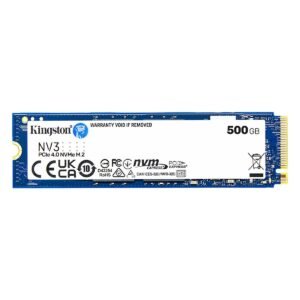 SSD/KINGSTON 500GB NV3 M.2 2280 NVME SSD UP TO 3000 MB/S