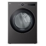 SECADORA/LG ELECTRICA DF74BFXS6BE CARGA FRONTAL 23KG TURBOSTEAM NEGRA