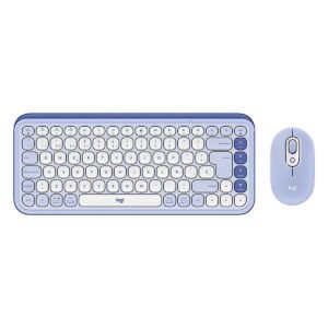 COMBO LOGITECH/TECLADO Y MOUSE POP ICON/WIRELESS/EASY-SWITCH/HASTA 3 DISPOSITIVOS/LILAC