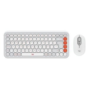 COMBO LOGITECH/TECLADO Y MOUSE POP ICON/WIRELESS/EASY-SWITCH/HASTA 3 DISPOSITIVOS/WHITE