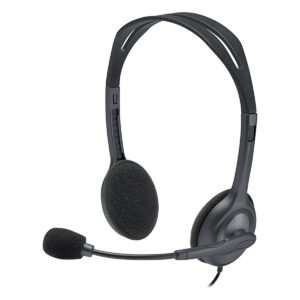HEADSETS/LOGITECH H111 STEREO/AUX/MIC. UNIDIRECCIONAL/32 OHMIOS/20HZ