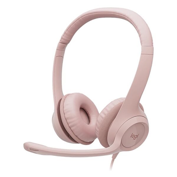 HEADSETS LOGITECH/H390 ROSADO /USB-A/MIC. CANCEL. RUIDO/CABLE 1.9M/100KHZ