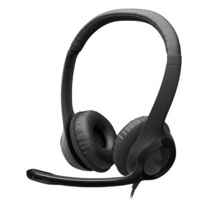 HEADSETS LOGITECH/H390/USB-C/MIC. CANCEL. RUIDO/CABLE 1.9M/100KHZ/MIDNIGHT BLACK