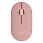 MOUSE LOGITECH/PEBBLE MOUSE 2 M350S/BLUETOOTH/3 BOTONES/SILENT TOUCH/MAX. 3 DISPOTVS/ROSE